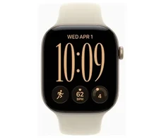 Išmanusis laikrodis Apple Watch Series 12 GPS 46mm Light Gold Aliuminio Case | Sand Sport Band - S/M