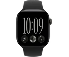 Išmanusis laikrodis Apple Watch Series 12 GPS + Cellular 42mm juodas aliuminio korpusas | juodas sportinis dirželis - S/M
