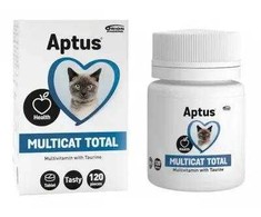 Apsaugos priemonė - Aptus Multicat Total Multivitamin 120 tablečių