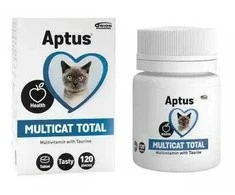 Apsaugos priemonė - Aptus Multicat Total Multivitamin 120 tablečių