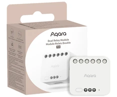 Aqara dvigubos relės modulis T2 | Dviguba relė | „Zigbee“, „Apple HomeKit“, „Matter“, „Google Home“, „Alexa“, DCM-K01