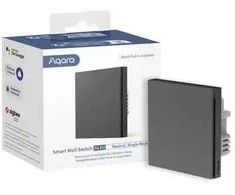 Aqara Išmanusis sieninis jungiklis H1 pilkas | Jungiklis | Vienas, su neutrale, Zigbee 3.0, ES, WS-EUK03-G