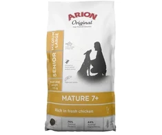 AIN ARION Original Senior Mature 7+ Medium & Large vištiena Mono – sausas Maistas šunims – 12kg