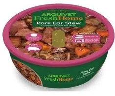 ARQUIVET Fresh Home Pork ear stew – drėgnas ėdalas šunims – 280g