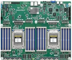 ASRock ASRock pagrindinė plokštė ROME2D32GM-2T Proprietary Dvigubas SP3 lizdas