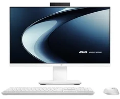 ASUS V400 AiO V440VAK-WPC331W Intel Core 3 100U 60,5 cm (23,8") 1920 x 1080 px viskas viename kompiuteris 8 GB DDR5-SDRAM 512 GB SSD Windows 11 Home Wi-Fi 6 (802.11ax) Baltas