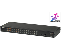 Aten komutatorius ATEN KH1532A KVM jungtis, VGA, PS/2-USB per Cat 5, 32 priedai