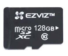 Atminties kortelė telefonui Ezviz 128GB UHS-I 10 klasės išmanioji MicroSD kortelė, puiki Full HD vaizdo įrašams r90mbps/w50Mbps