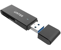 Atminties kortelė Skaitytuvas kart Unitek Y-9327A SD i Micro SD USB-A