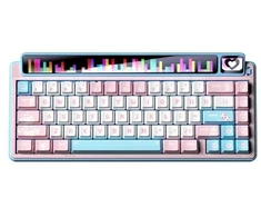 Klaviatūra Mėlyna Leobog gasket AMG65 Mėlyna LightFeather switch RGB
