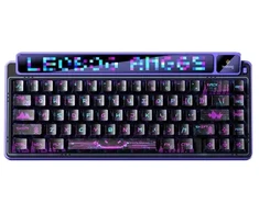 Klaviatūra Leobog gasket AMG65 Violetinė LightFeather switch RGB