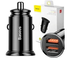 AUTOMOBILINIS ĮKROVIKLIS Baseus Circular CCALL-YD01 30W 5A 2x USB-A QC 3.0