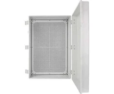 AWB604022 ABS korpusas 600x400x220, atsparus vandeniui su vyriais ir montavimo plokšte Pulsar