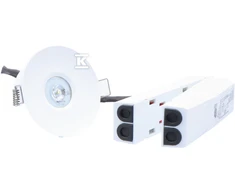 AWEX 3W 1h AXEP ECO IP65 / 20 3W vienfunkciniai butas (AXPO / 3W / ESE / X / WH)