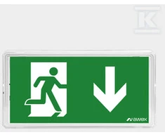 AWEX EXIT IP65 1W 1h vienafunkcis baltas OTE / 1W / ESE / X / WH