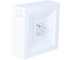 AWEX LOVATO N ECO LED 3W 315lm (opt. low) 1h vienafunkcis baltas LVNC / 3W / ESE / AT / WH - LVNC / 3W / ESE / AT / WH