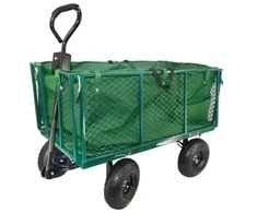 AW-Tools AWTOOLS SODO TRANSPORTAVIMO VEŽIMĖLIS AUKŠTAS SU UŽDANGALU 300kg