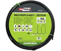 AWTOOLS WĄŻ KROPLUJĄCY Rinkinys 100m 188 ELE.