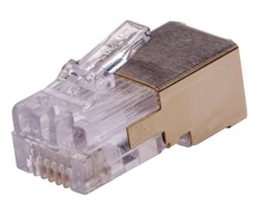 „Axis 01182-001“ RJ-12 kištukas, auksinis, baltas