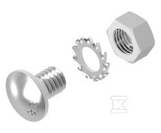 Baks SGM10X30 sraigtas su grybo formos galvute