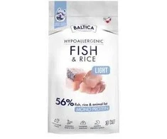 BALTICA Nutraceutic Hypoallergenic Light S žuvis with ryžiai – sausas Maistas šunims – 3kg