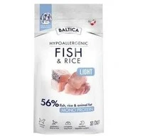 BALTICA Nutraceutic Hypoallergenic Light M žuvis with ryžiai – sausas Maistas šunims – 3kg