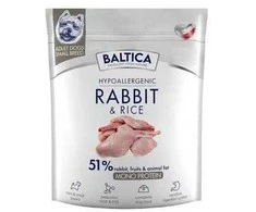 BALTICA Nutraceutic Hypoallergenic S triušiena with ryžiai – sausas Maistas šunims – 1kg