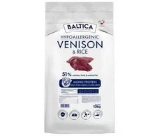BALTICA Nutraceutic Hypoallergenic Large and X-Large breeds Venison with ryžiai – sausas Maistas šunims – 12kg