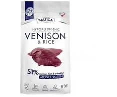 Baltic Agro Šunų maistas - BALTICA Nutraceutic elniena su ryžiais sausas maistas vidutinėms veislėms 3kg