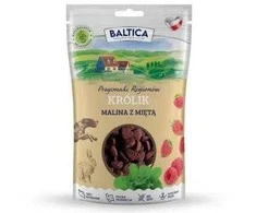 BALTICA Przysmaki regionów triušiena with raspberry and mint – skanėstas šuniui – 100g
