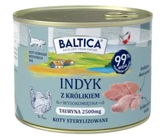 BALTICA SMAKI REGIONÓW Suaugusiam katinui Kalakutiena su triušiena 185g