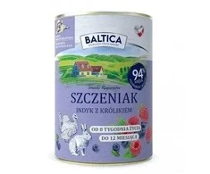 BALTICA Smaki regionów Puppy kalakutiena with rabbit – drėgnas ėdalas šunims – 400g