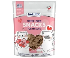 BALTICA Freeze-Dried Snacks For My Love liofilizuotos jautienos širdys – skanėstas šunims ir katėms – 10 g
