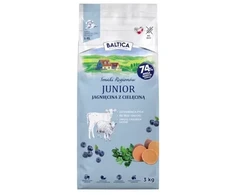BALTICA Flavours of regions Junior ėriena with veal – sausas Maistas šunims – 3kg