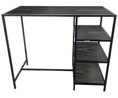 BAR TABLE GABE Juodas/Juodas 100X120X60CM