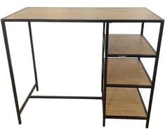 BAR TABLE GABE WOOD/Juodas 100X120X60CM