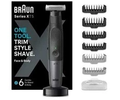Barzdaskutė Skustuvas Braun serija XT5300 veidui + kūnui + kelionėms