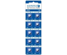 Baterijos AG0 / G0 / LR63 / LR521 everActive 1,5V (blisterinė pakuotė, 10 vnt.)