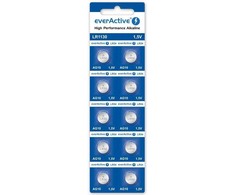 Baterijos AG10 / G10 / LR54 / LR1130 everActive 1,5V (blisterinė pakuotė, 10 vnt.)