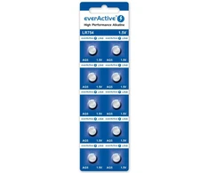 Baterijos AG5 / G5 / LR48 / LR754 everActive 1,5V (blisterinė pakuotė, 10 vnt.)