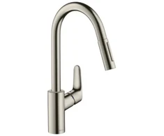 Virtuvės maišytuvas Hansgrohe Focus M41 su ištraukiamu snapeliu