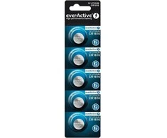 Baterija CR1616 everActive (5 vnt. lizdinėje pakuotėje)