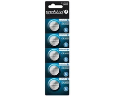 Baterija CR2032 everActive (lizdinė pakuotė, 5 vnt.)