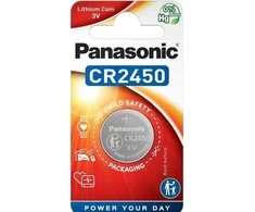 Baterija CR2450 1BL PANASONIC 3V 620mAh (1 st.)