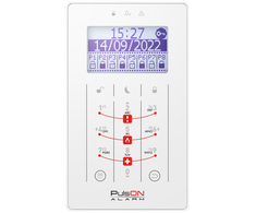 BCS PULSON FRONT LCD/S WHI