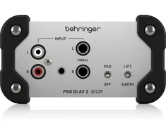 Behringer DI22P DI-box pasyvus stereo