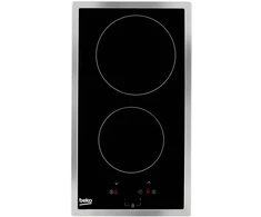 Beko HDMC32400TX płyta kuchenna Nerūdijantis plienas Wbudowany 30 cm Keramikinė 2 stref(y)