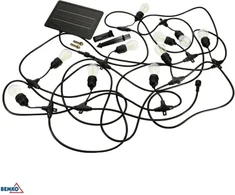 SOLARNA GIRLANDA OGRODOWA LED BEMKO SOLBEE 3W 3000K 10SZT 10M IP65 Juoda C83-SOB-003BL-3K