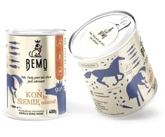Bemo KOŃ by SIEMIĘ drėgnas ėdalas šunims 400g