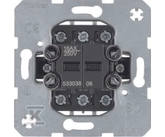 Berker 2-rakto jungtis One.Platforma dvigubi laiptai varžtų mechanizmas (53303808)